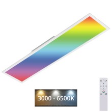 Brilo - Plafonier RGBW à intensité variable SLIM LED/40W/230V 3000-6500K + télécommande