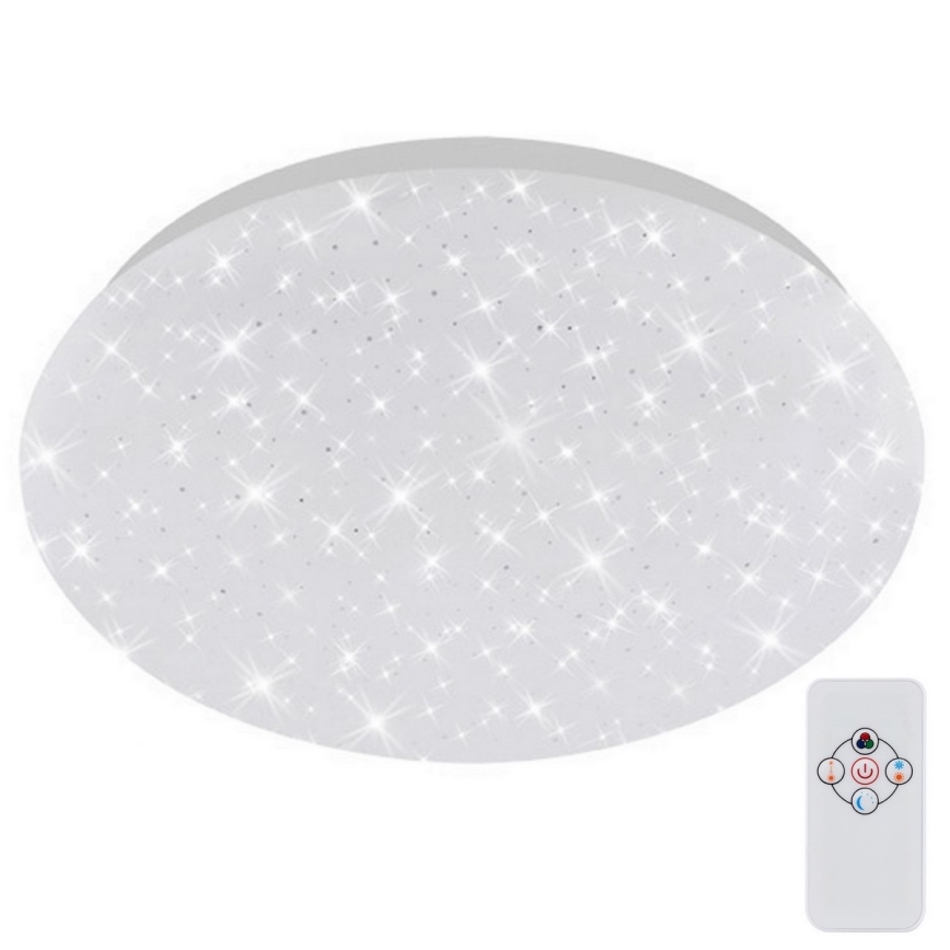 Brilo - Plafonier RGBW à intensité variable STARRY SKY LED/10W/230V + télécommande