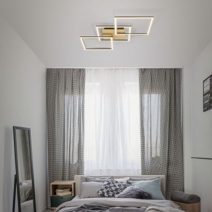 Brilo - Plafonnier à intensité variable FRAME LED/30W/230V