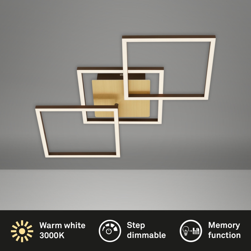 Brilo - Plafonnier à intensité variable FRAME LED/30W/230V