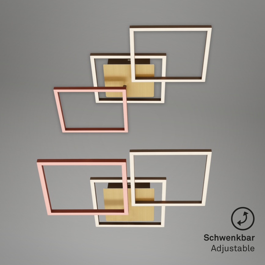 Brilo - Plafonnier à intensité variable FRAME LED/30W/230V