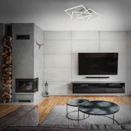 Brilo - Plafonnier à intensité variable FRAME LED/40W/230V 2700-5000K Wi-Fi Tuya + télécommande
