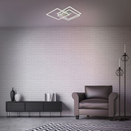 Brilo - Plafonnier à intensité variable FRAME LED/40W/230V 2700-5000K Wi-Fi Tuya + télécommande