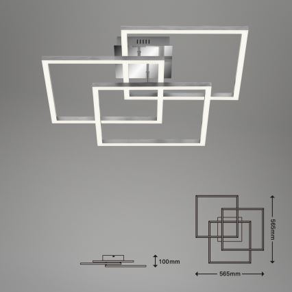 Brilo - Plafonnier à intensité variable FRAME LED/40W/230V 2700-5000K Wi-Fi Tuya + télécommande