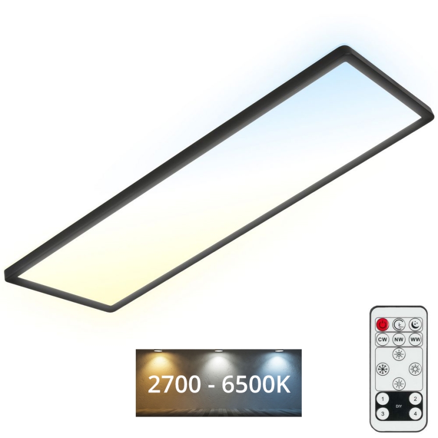 Brilo - Plafonnier à intensité variable LED SLIM LED/23W/230V 2700-6500K + télécommande