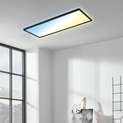 Brilo - Plafonnier à intensité variable LED SLIM LED/23W/230V 2700-6500K + télécommande