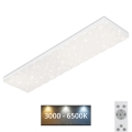 Brilo - Plafonnier à intensité variable LED STARRY SKY LED/24W/230V 3000-6500K + télécommande