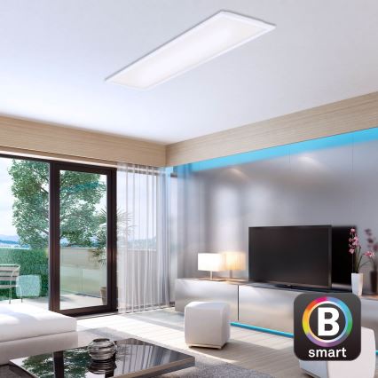 Brilo - Plafonnier à intensité variable PIATTO LED/28W/230V 3000-6500K Wi-Fi Tuya + télécommande