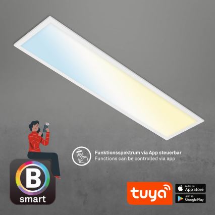 Brilo - Plafonnier à intensité variable PIATTO LED/28W/230V 3000-6500K Wi-Fi Tuya + télécommande