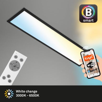 Brilo - Plafonnier à intensité variable PIATTO LED/28W/230V 3000-6500K Wi-Fi Tuya + télécommande