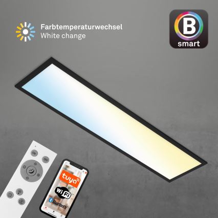 Brilo - Plafonnier à intensité variable PIATTO LED/28W/230V 3000-6500K Wi-Fi Tuya + télécommande