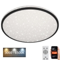 Brilo - Plafonnier à intensité variable STARRY SKY LED/42W/230V 3000-6500K Wi-Fi Tuya + télécommande