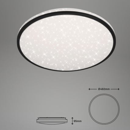 Brilo - Plafonnier à intensité variable LED STARRY SKY LED/48W/230V 3000-6000K + télécommande