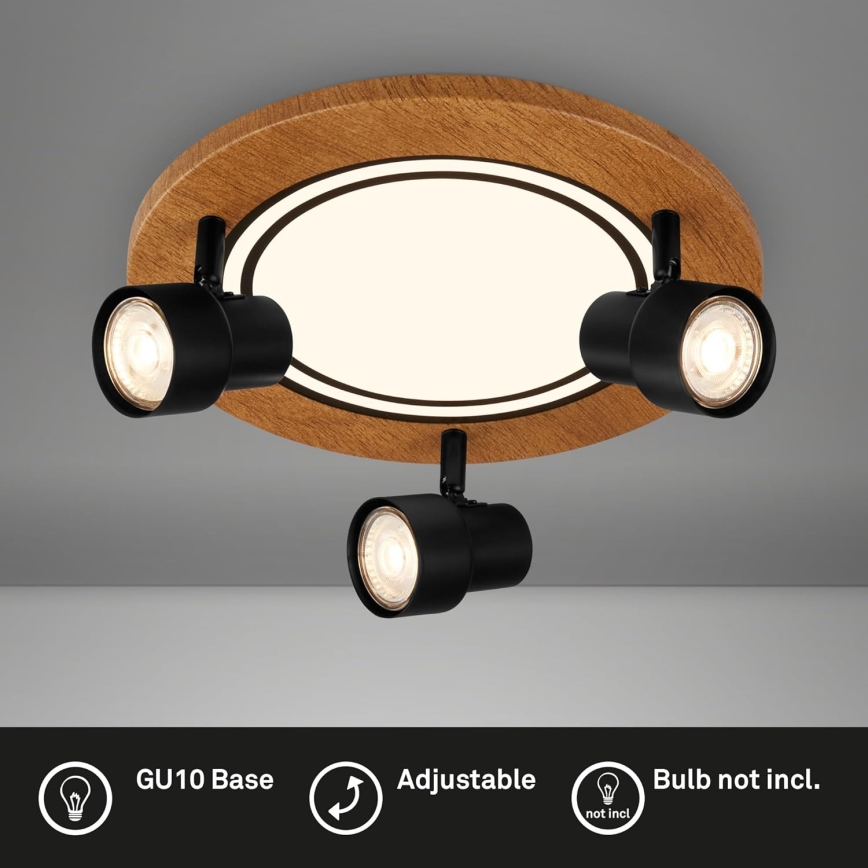 Brilo - Plafonnier LED/12W/230V + 3xGU10/9W 3000K