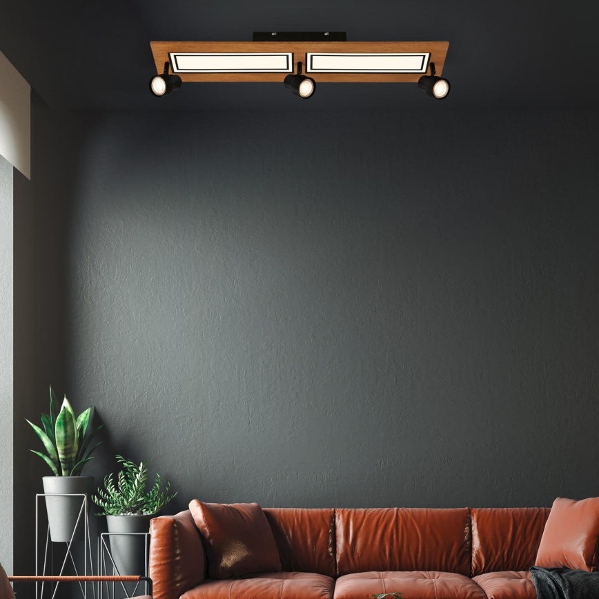 Brilo - Plafonnier LED/24W/230V + 3xGU10/9W 3000K