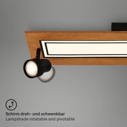 Brilo - Plafonnier LED/24W/230V + 3xGU10/9W 3000K