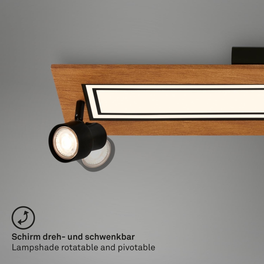 Brilo - Plafonnier LED/24W/230V + 3xGU10/9W 3000K