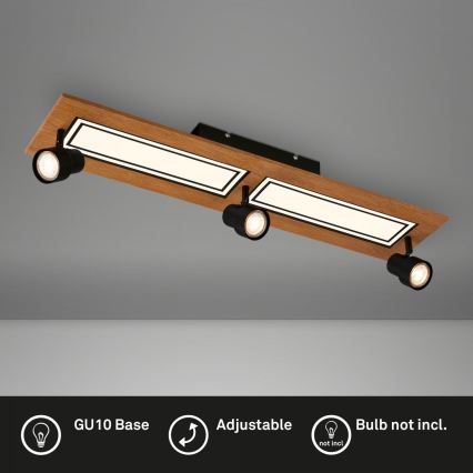 Brilo - Plafonnier LED/24W/230V + 3xGU10/9W 3000K