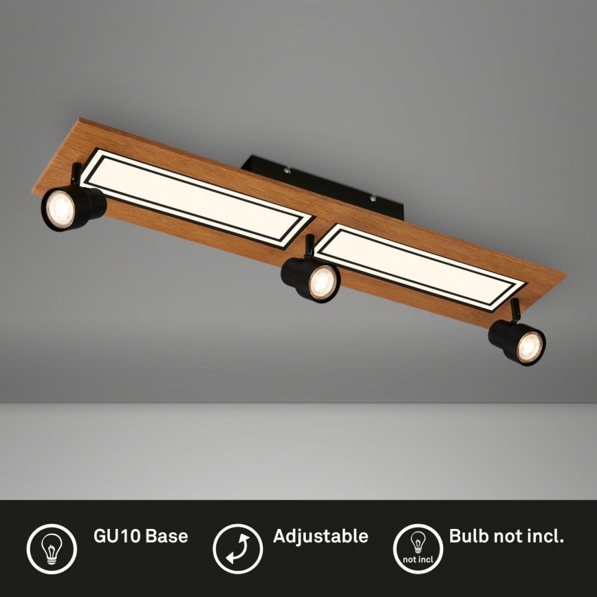 Brilo - Plafonnier LED/24W/230V + 3xGU10/9W 3000K