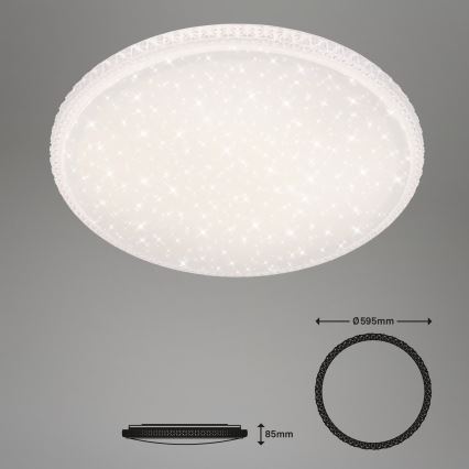 Brilo - Plafonnier LED 48 W, 230 V, Ø 60 cm
