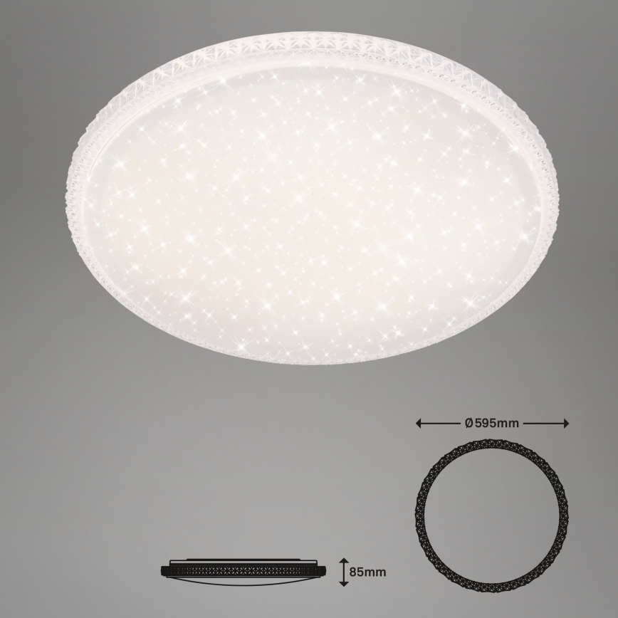 Brilo - Plafonnier LED 48 W, 230 V, Ø 60 cm