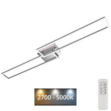 Brilo - Plafonnier LED à intensité variable FRAME 2xLED/20W/230V 2700-5000K + télécommande
