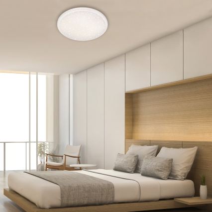 Brilo - Plafonnier LED dimmable LED/48W/230V 3000/4000/6500K Ø 60 cm + télécommande