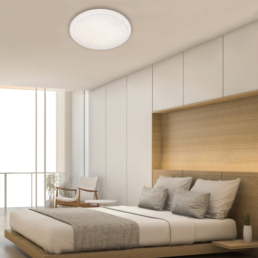 Brilo - Plafonnier LED dimmable LED/48W/230V 3000/4000/6500K Ø 60 cm + télécommande
