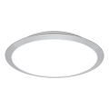 Brilo - Plafonnier LED pour salle de bains CTS LED/21W/230V 3000/4000K IP44 Ø 37 cm chrome mat