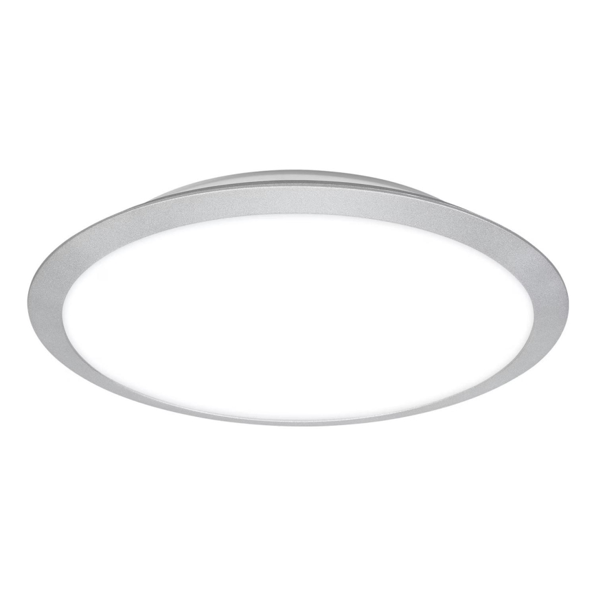 Brilo - Plafonnier LED pour salle de bains CTS LED/21W/230V 3000/4000K IP44 Ø 37 cm chrome mat