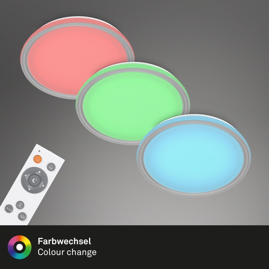 Brilo - Plafonnier LED RGB dimmable LED/40W/230V 3000-6500K + télécommande