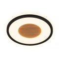 Brilo - Plafonnier LED SUFIT WOOD LED/18W/230V/3000K Ø 29 cm