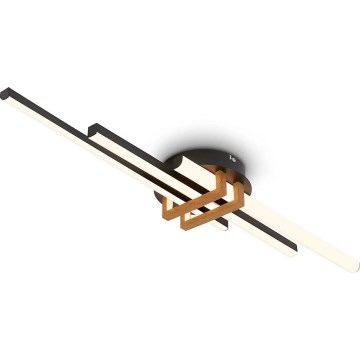 Brilo - Plafonnier LED TINKA LED/21W/230V 3000K noir