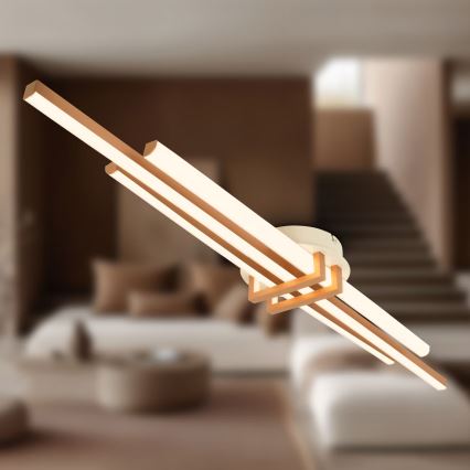 Brilo - Plafonnier LED TINKA LED/30W/230V 3000K cuivré