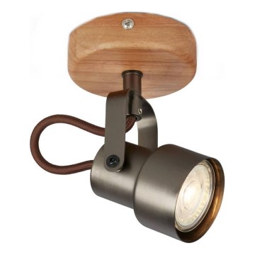 Brilo - Spot LED TAHUN 1xGU10/5W/230V marron