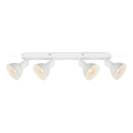 Brilo - Spot RETRO 4xE14/25W/230V blanc