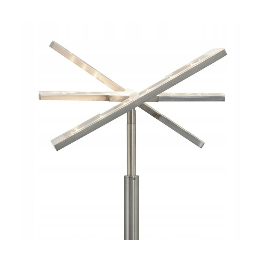Briloner 1328-022 - Lampadaire dimmable LED/21W/230V + LED/3,5W chrome mat