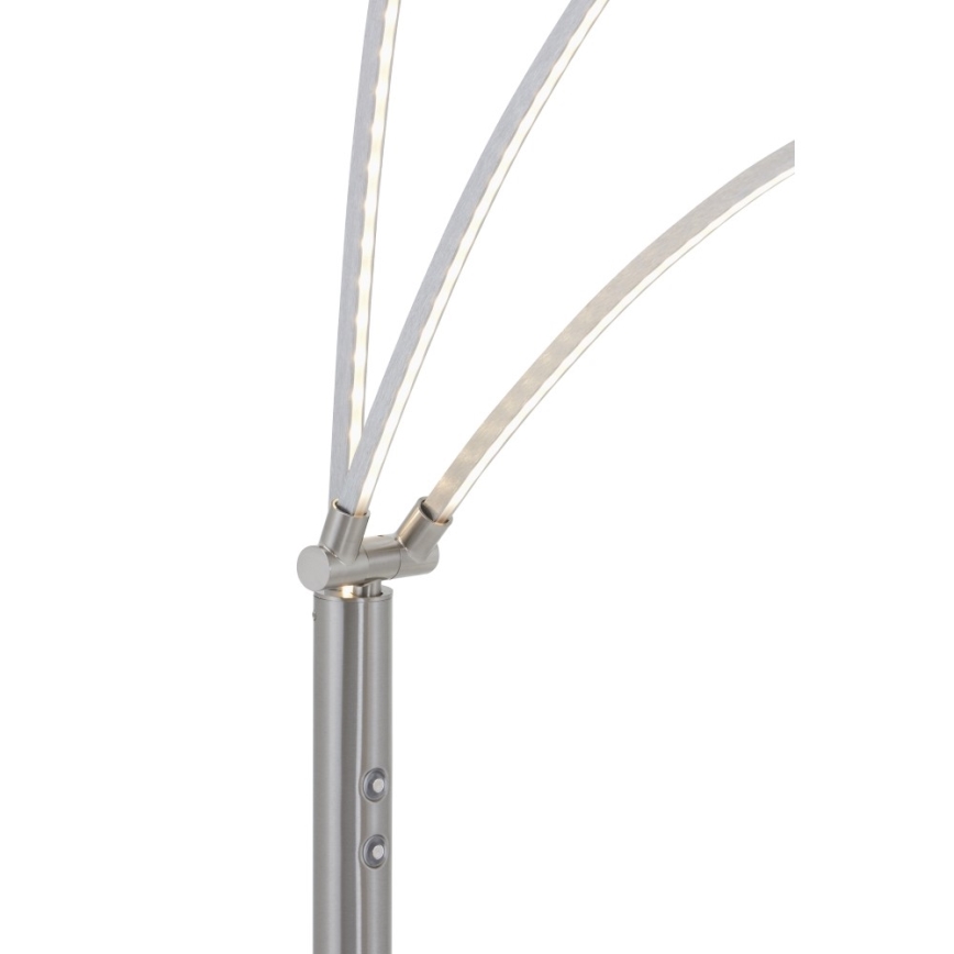 Briloner 1370-032 - Lampadaire LED à variation FLY 2xLED/4,2W/230V + LED/8,4W