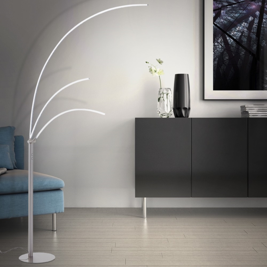Briloner 1370-032 - Lampadaire LED à variation FLY 2xLED/4,2W/230V + LED/8,4W