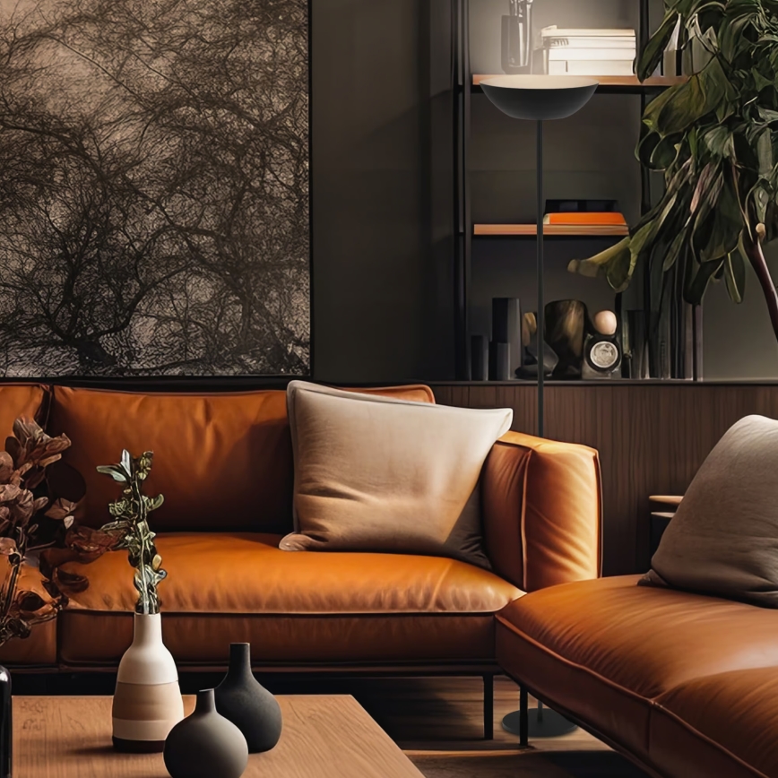 Briloner 1500015 - Lampadaire dimmable à LED ESTATE LED/8W/5V 4000 mAh noir