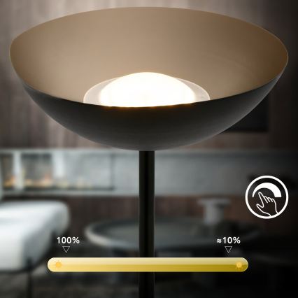 Briloner 1500015 - Lampadaire dimmable à LED ESTATE LED/8W/5V 4000 mAh noir