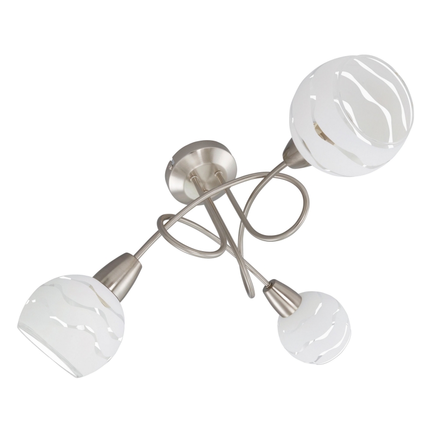 Briloner 2046-032 - Lustre encastré VIOLA 3xE14/40W/230V