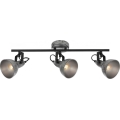 Briloner 2049-034 - Spot RETRO 3xE14/40W/230V gris