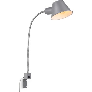 Briloner 2079-014 - Applique murale flexible 1xE27/10W/230V argent