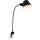 Briloner 2079-015 - Applique murale flexible 1xE27/10W/230V noir