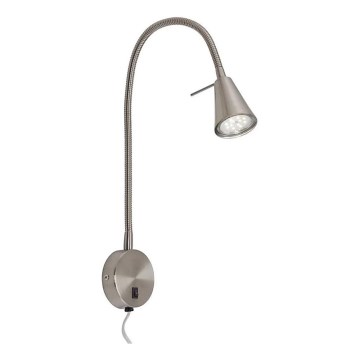 Briloner 2082-012 - Applique murale LED flexible COMFORT LIGHT 1xGU10/5W/230V chrome mat