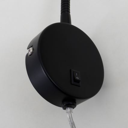 Briloner 2082-015 - Lampe murale LED flexible COMFORT LIGHT 1xGU10/5W/230V noire