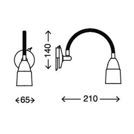 Briloner 2097-018 - Éclairage de miroir LED SPLASH 1xG9/2,5W/230V