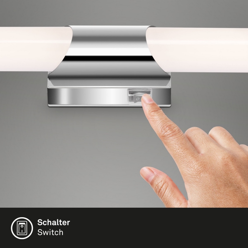 Briloner 2111-118 - Applique murale LED salle de bain SPLASH LED/11W/230V IP44