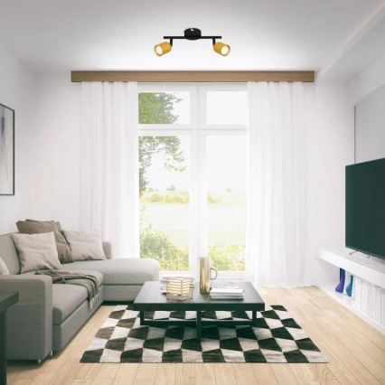 Briloner 2145-027 - Spot orientable 2x GU10, 9 W, 230 V